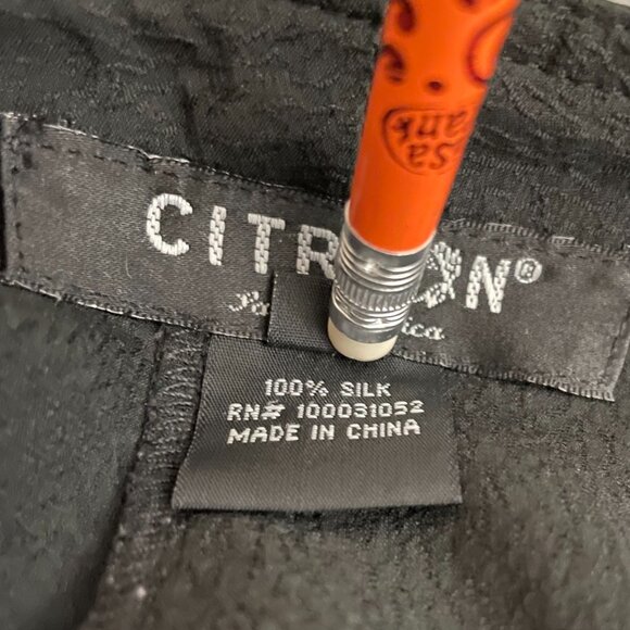 Vintage Citron of Santa Monica Silk Blouse - Picture 5 of 6